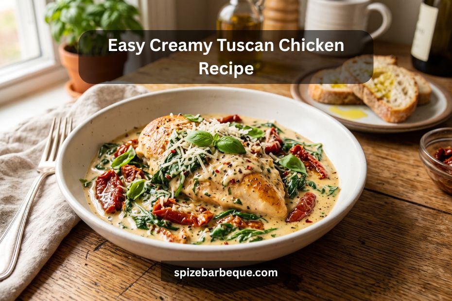 Easy Creamy Tuscan Chicken Recipe